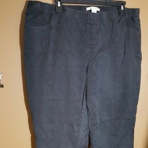 Grey Animal Print Jeggings